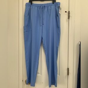 NWT Hanes Ladies Blue Scrubs XL